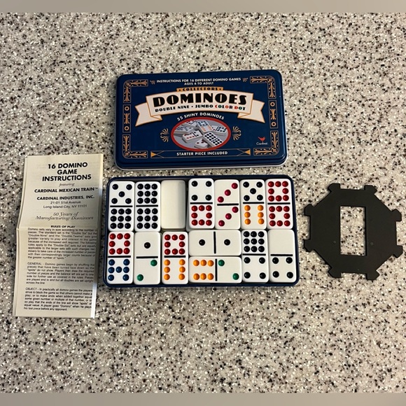 Cardinal Collectors Double-Nine Dominoes - Picture 2 of 5